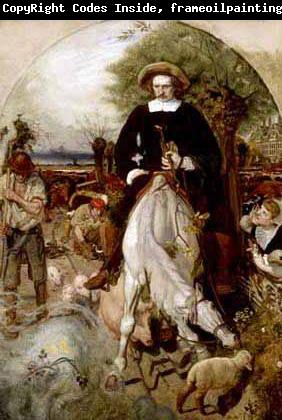 Ford Madox Brown Cromwell on his Farm